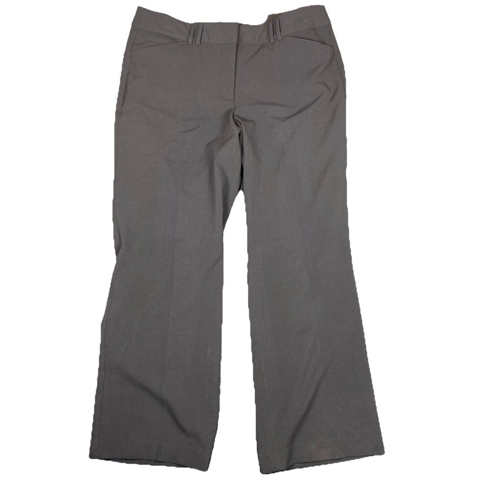 LANE BRYANT The Lena Pants Black 18 Classic Trouser Moderately Curvy Fit Stretch